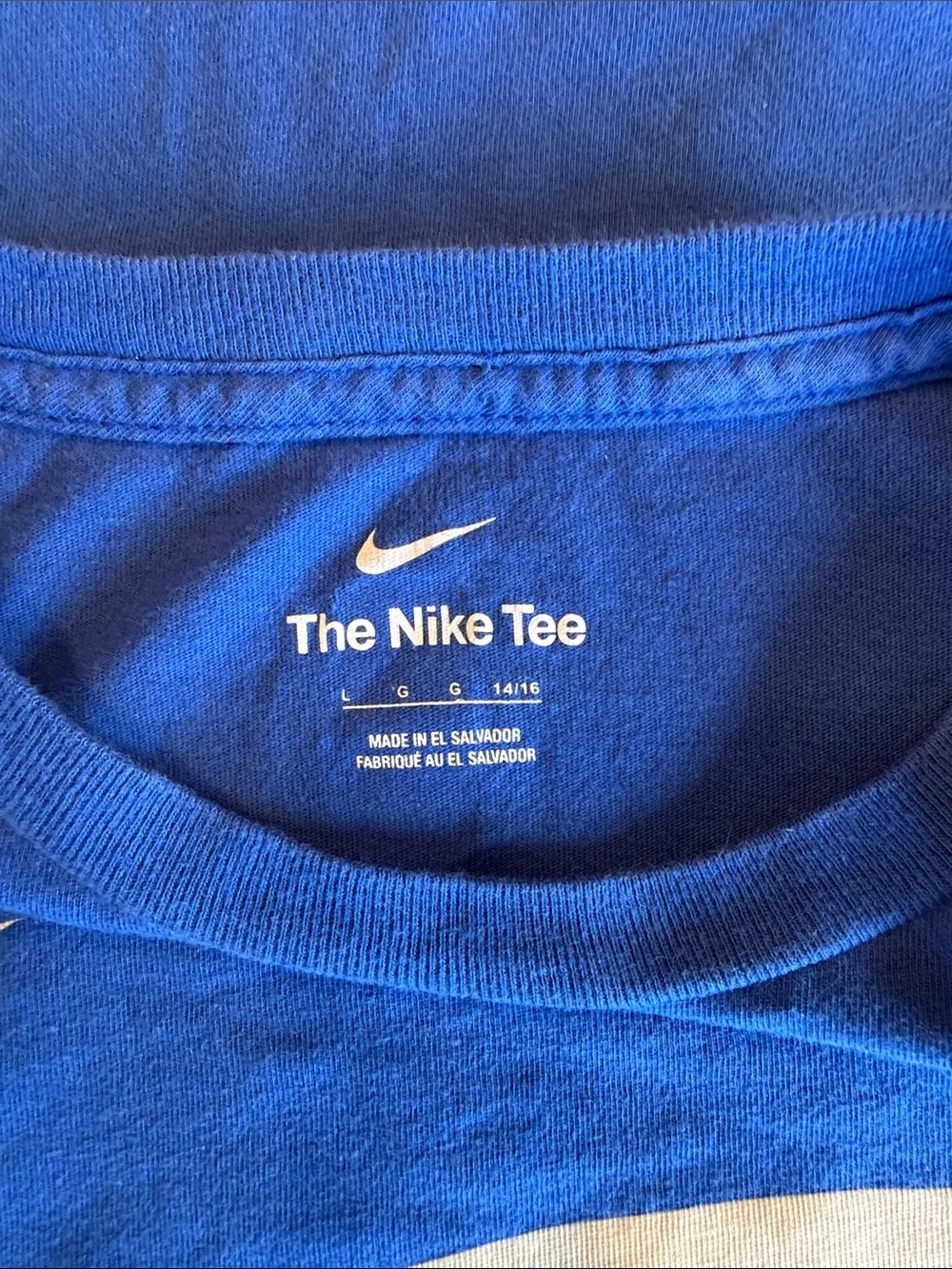 Nike Blue Milwaukee #34 Antetokounmpo Short Sleeve Tee